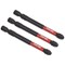 Sealey Impact Power Tool Pozi Screwdriver Bits 