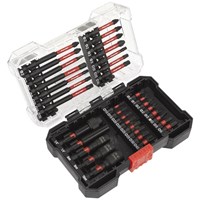Sealey 35 Piece Impact Grade Power Tool Screwdriver Bit Set