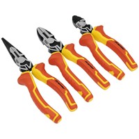 Sealey 3 Piece VDE Insulated Plier Set