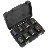 Sealey Premier 8 Piece 3/4" Drive Hexagon Impact Socket Set 