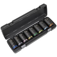 Sealey Premier 8 Piece 3/4" Drive Deep Hexagon Impact Socket Set 