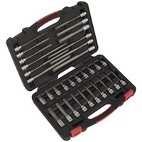 Sealey 32 Piece Platinum Series 3/8" Drive Torx Socket Bit Set