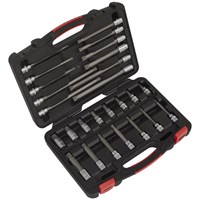 Sealey 26 Piece 3/8" Drive Spline Socket Bit Set