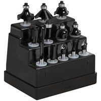 Sealey 12 Piece 1/4" Shank Router Bit Set