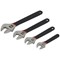 Sealey 4 Piece Adjustable Spanner Set Nickel Ferrous Finish Sealey 4 Piece Adjustable Spanner Set Nickel Ferrous Finish