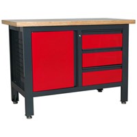 Sealey Workstation with 3 Drawers and 1 Cupboard
