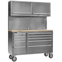 Sealey Mobile Stainless Steel Tool Workstation
