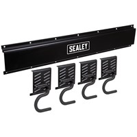 Sealey APH Wall Mount Storage Rail and S Prong Hooks Kit