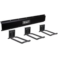 Sealey APH Wall Mount Storage Rail and Closed End Hooks Kit