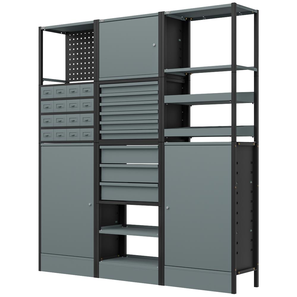 Sealey 3 Unit Wide Modular Racking System Combo | Racking