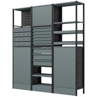 Sealey 3 Unit Wide Modular Racking System Combo