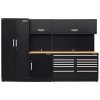 Sealey Premier MSS Oak Worktop Storage System Combo