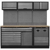 Sealey Superline Pro MSS Wood Worktop Storage Combo