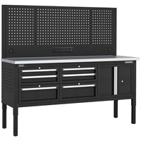 Sealey Superline Pro 6 Drawer Modular Workbench and Pegboard 