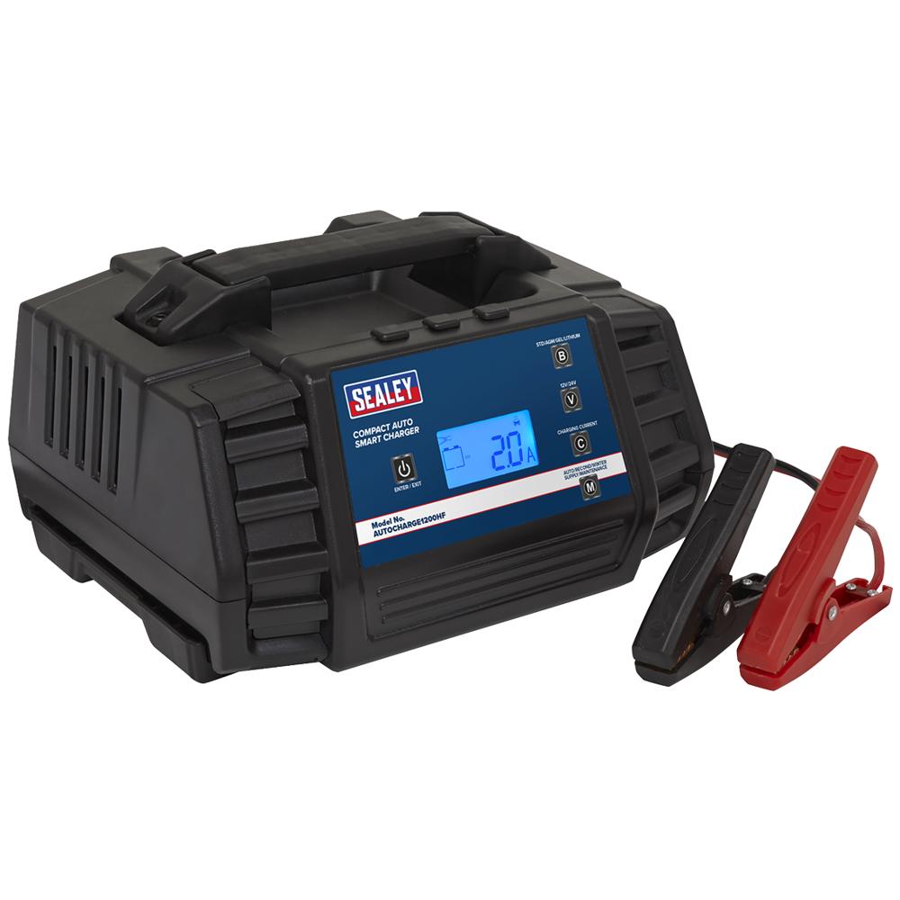 Sealey 1200HF Compact Auto Smart 12amp Battery Charger