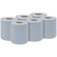 Sealey Blue 2 Ply Paper Wipes 60 metre Rolls