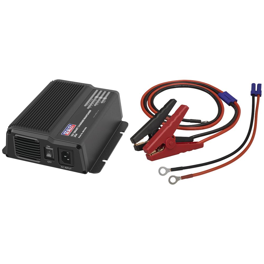 Sealey BSCU25A 12v Battery Support Unit and Smart Charger 25 Amp