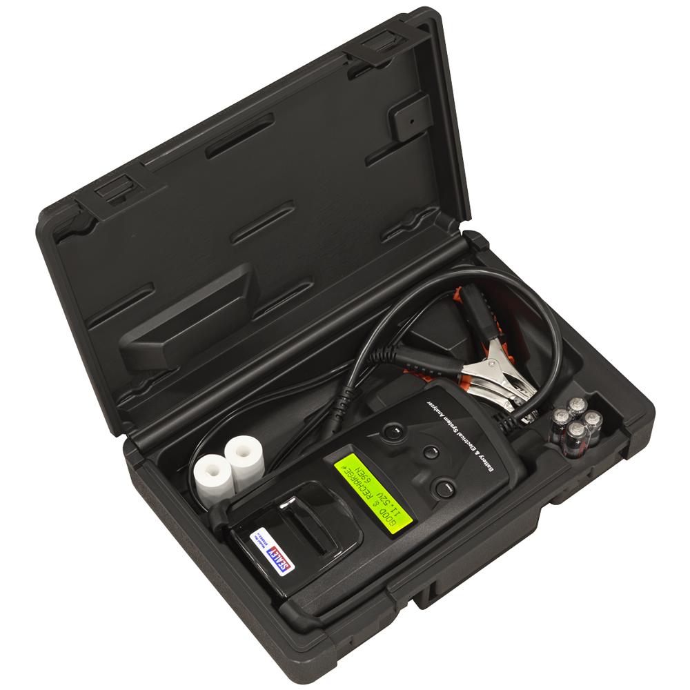 Sealey BT2003 Digital Battery and Alternator Tester with Printer