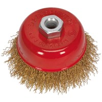 Sealey Brassed Wire Cup Brush