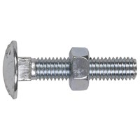 Sealey DIN 603 Coach Bolts and Nuts Zinc Plated