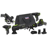 Sealey 10.8v Cordless 5 Piece Power Tool Kit
