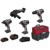 Sealey CP20V 20v Cordless Brushless 5 Piece Power Tool Kit