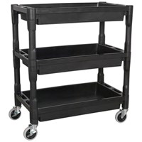 Sealey 3 Shelf Heavy Duty Composite Trolley