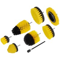 Sealey 8 Piece Hex Shank Drill Scrubbing Brush Set