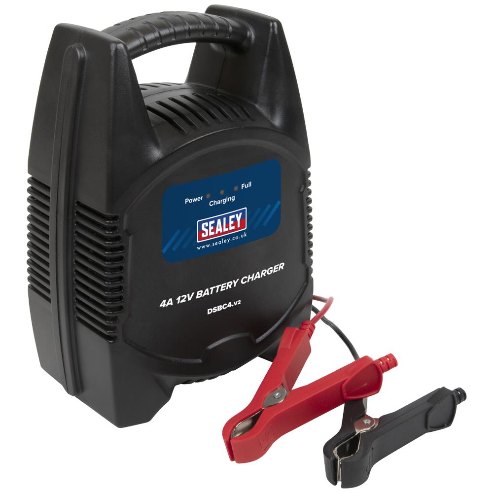 Sealey DSBC4 Battery Charger 4 Amp