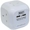 Sealey 4 Way Mains Extension Cube and USB Sockets 240v 