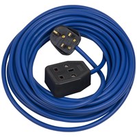 Sealey Blue 13A 1.5mm Trailing Extension Cable 240v