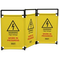 Sealey Folding Safety Barrier for Hybrid and Electric Vehicles 