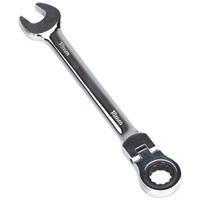 Sealey Flexible Head Ratchet Combination Spanner Metric