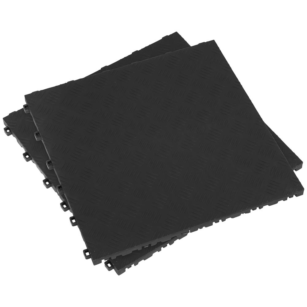 Sealey Anti Slip Polypropylene Floor Tile Black