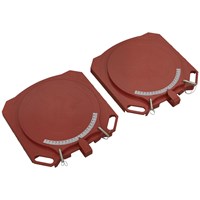 Sealey GA44 Steering Turntables for Caster Kingpin Gauge Sets