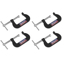 Sealey 4 Piece Junior G Clamp Set