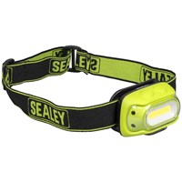 Sealey Rechargeable Auto Sensor COB LED Head Torch