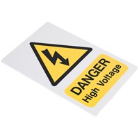 Sealey High Voltage Warning Sign