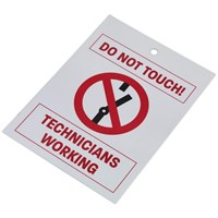 Sealey Hybrid Electric Vehicle Keyring Warning Tag