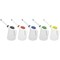Sealey 5 Piece Colour Coded Flexible Spout Oil Container Set Sealey 5 Piece Colour Coded Flexible Spout Oil Container Set