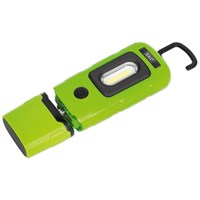Sealey Rechargeable 360° Inspection Lamp 2W Cob + 1W Led Li-ion