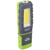 Sealey LED Twist Rechargeable Inspection Light 5W Cob & 1W SMD