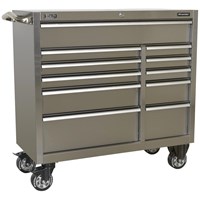 Sealey Premier 11 Drawer Wide Stainless Steel Roller Cabinet