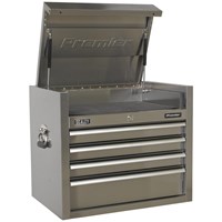 Sealey Premier 4 Drawer Stainless Steel Tool Chest