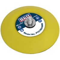 Sealey 75mm Hook and Loop Backing Pad M6