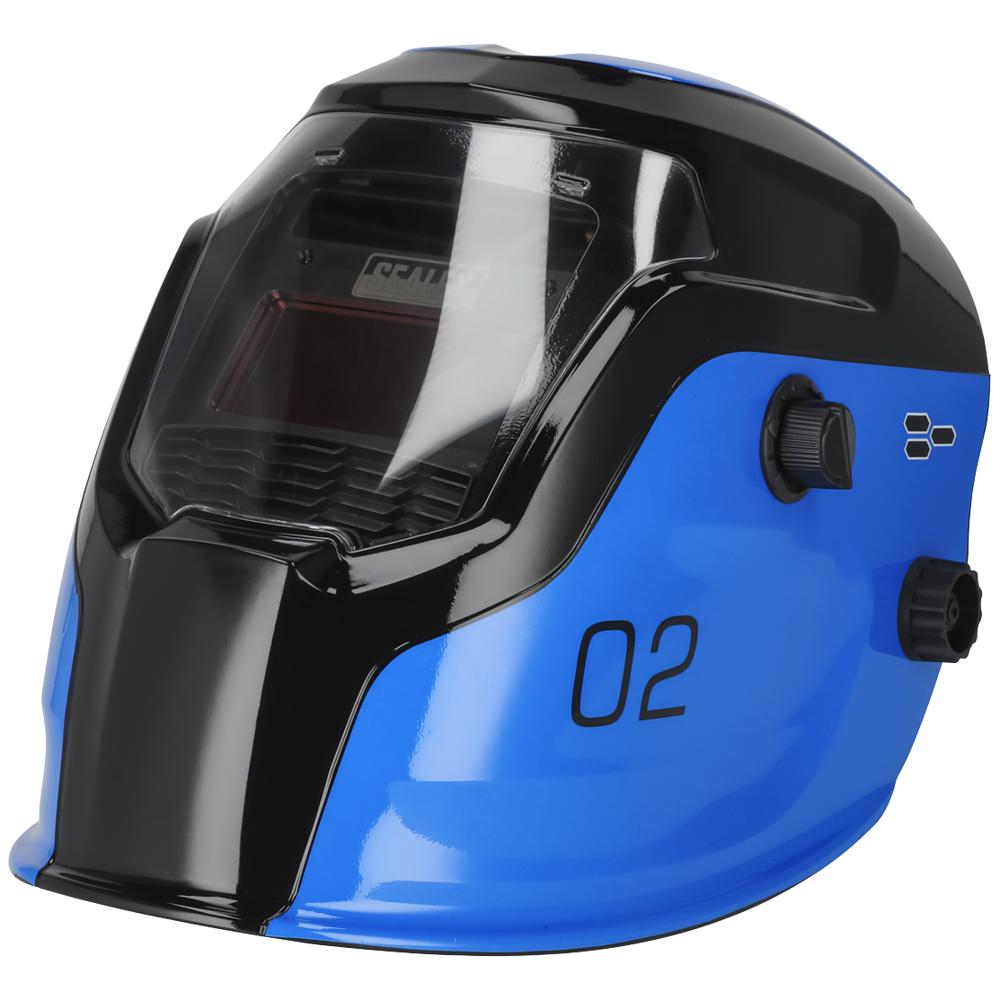 Sealey Auto Darkening Welding Helmet - blue