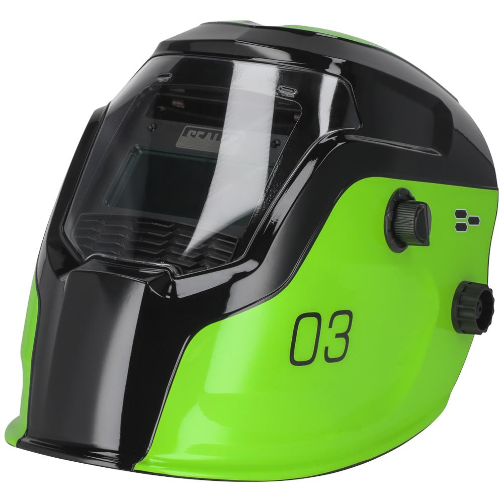 Sealey Auto Darkening Welding Helmet - green