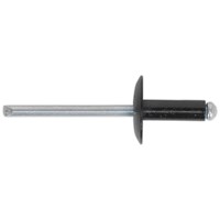 Sealey Large Flange Black Aluminium Rivets