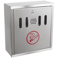 Sealey Stainless Steel Wall Mounted Cigarette Bin