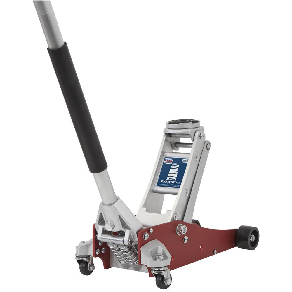 Sealey Low Entry Aluminium Rocket Lift Trolley Jack